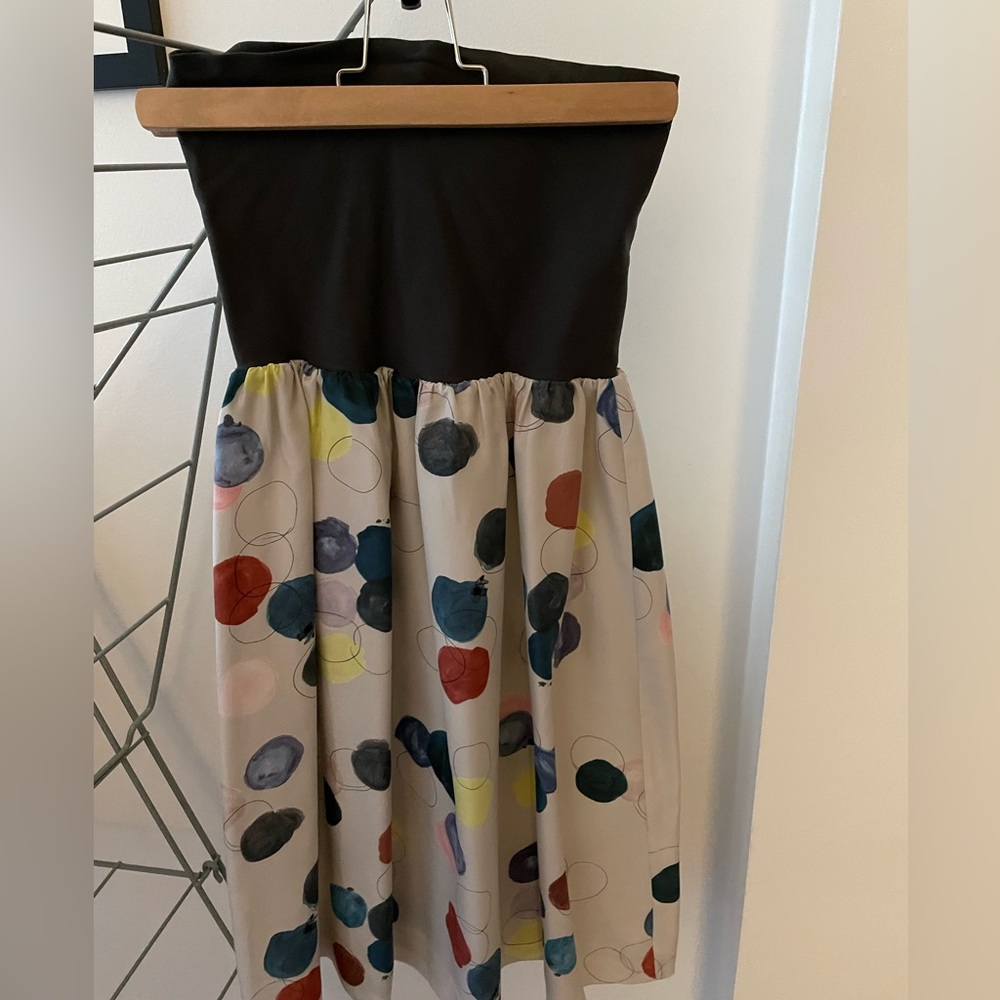 Theory O/S strapless dress